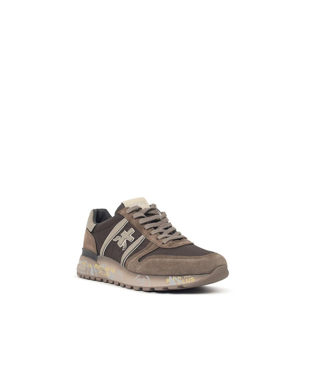 Premiata Brown 'Lander 8410' Suede Sneakers for men