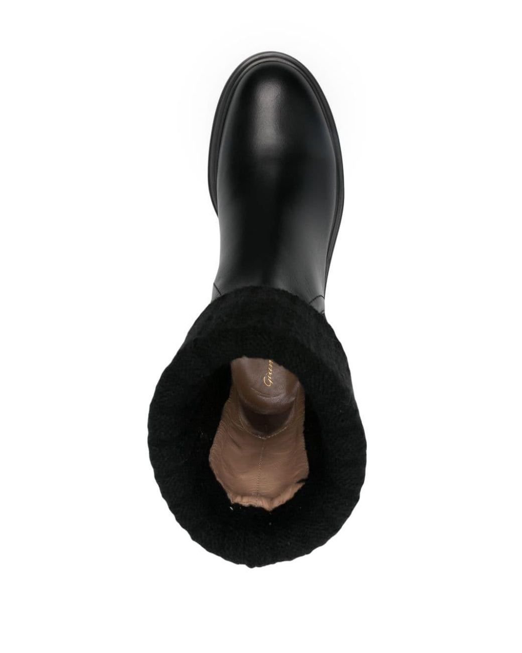 Gianvito Rossi Black Leather Chelsea Boots