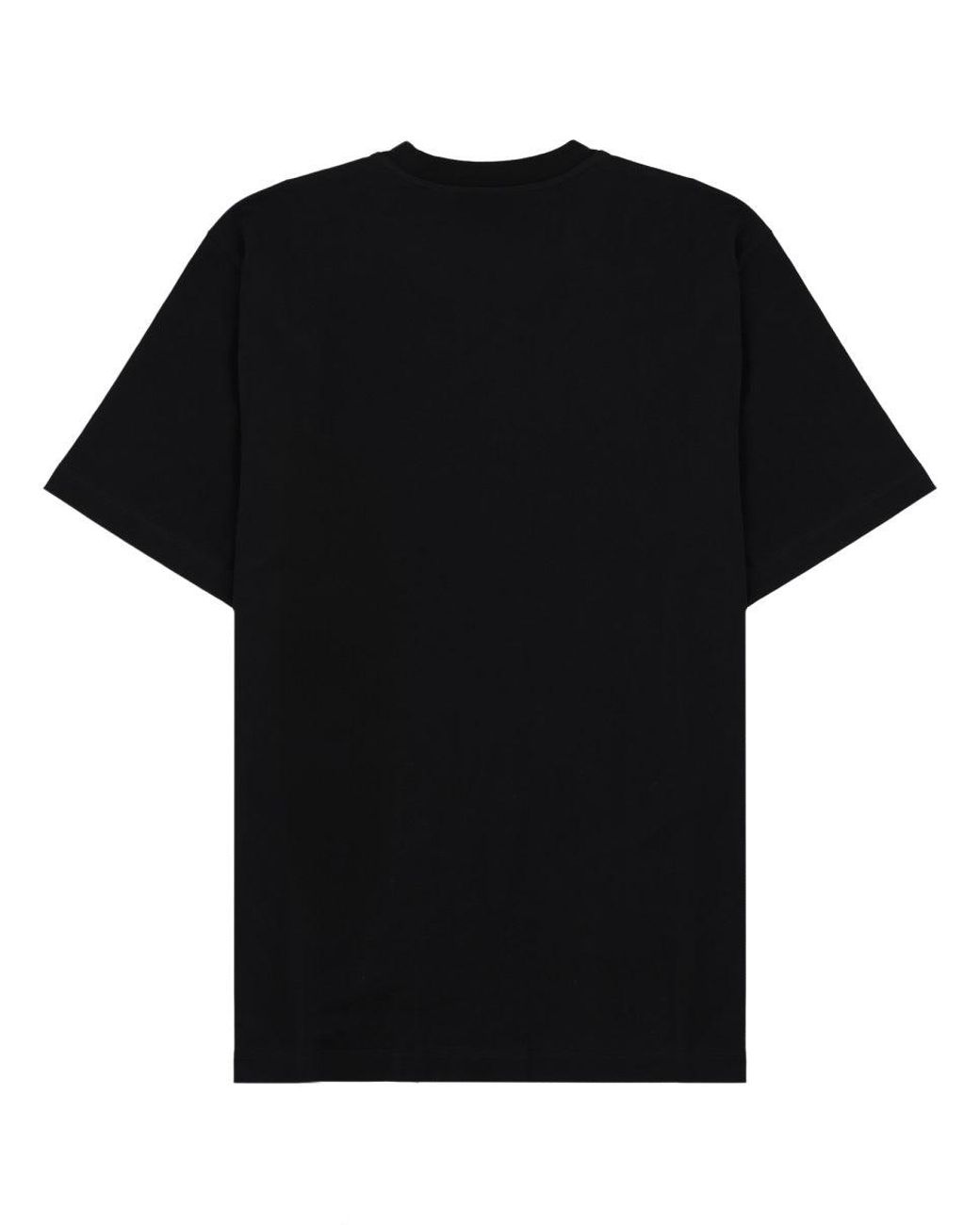 MSGM Black T Shirt Con Logo