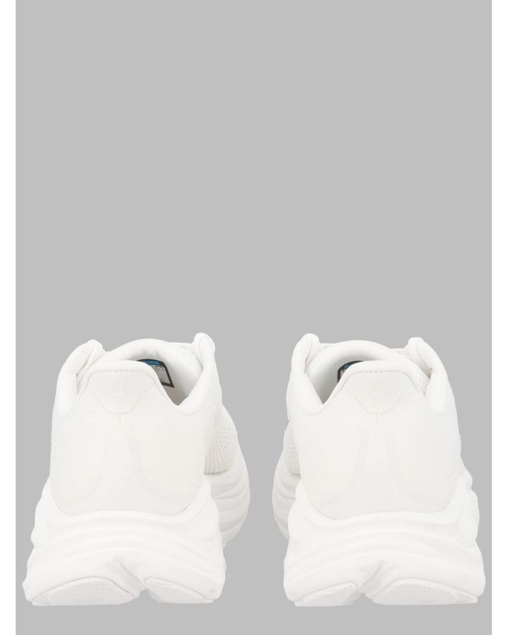 Hoka One One White Running Sneakers