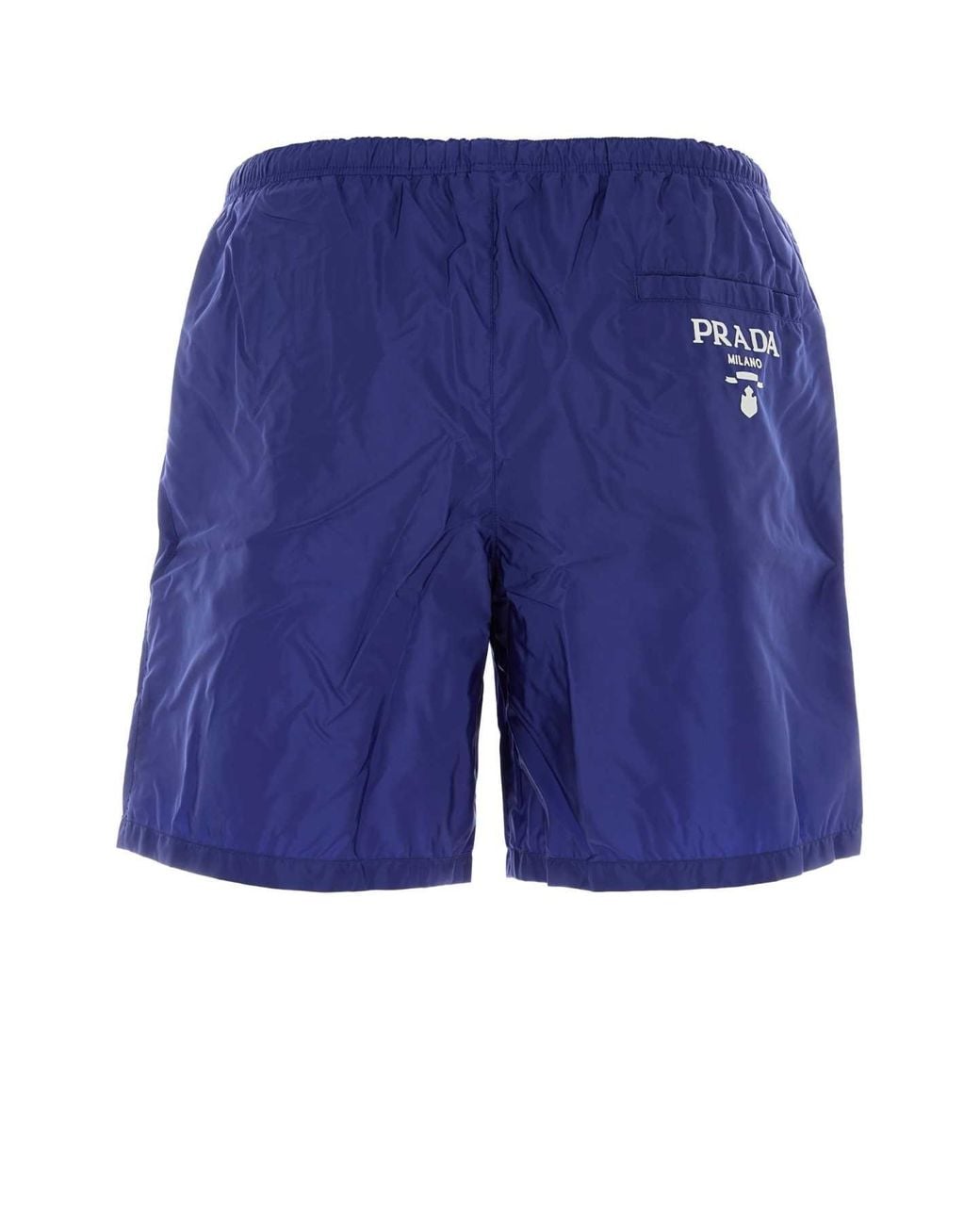 Prada Blue Re-Nylon Swimming Shorts for men