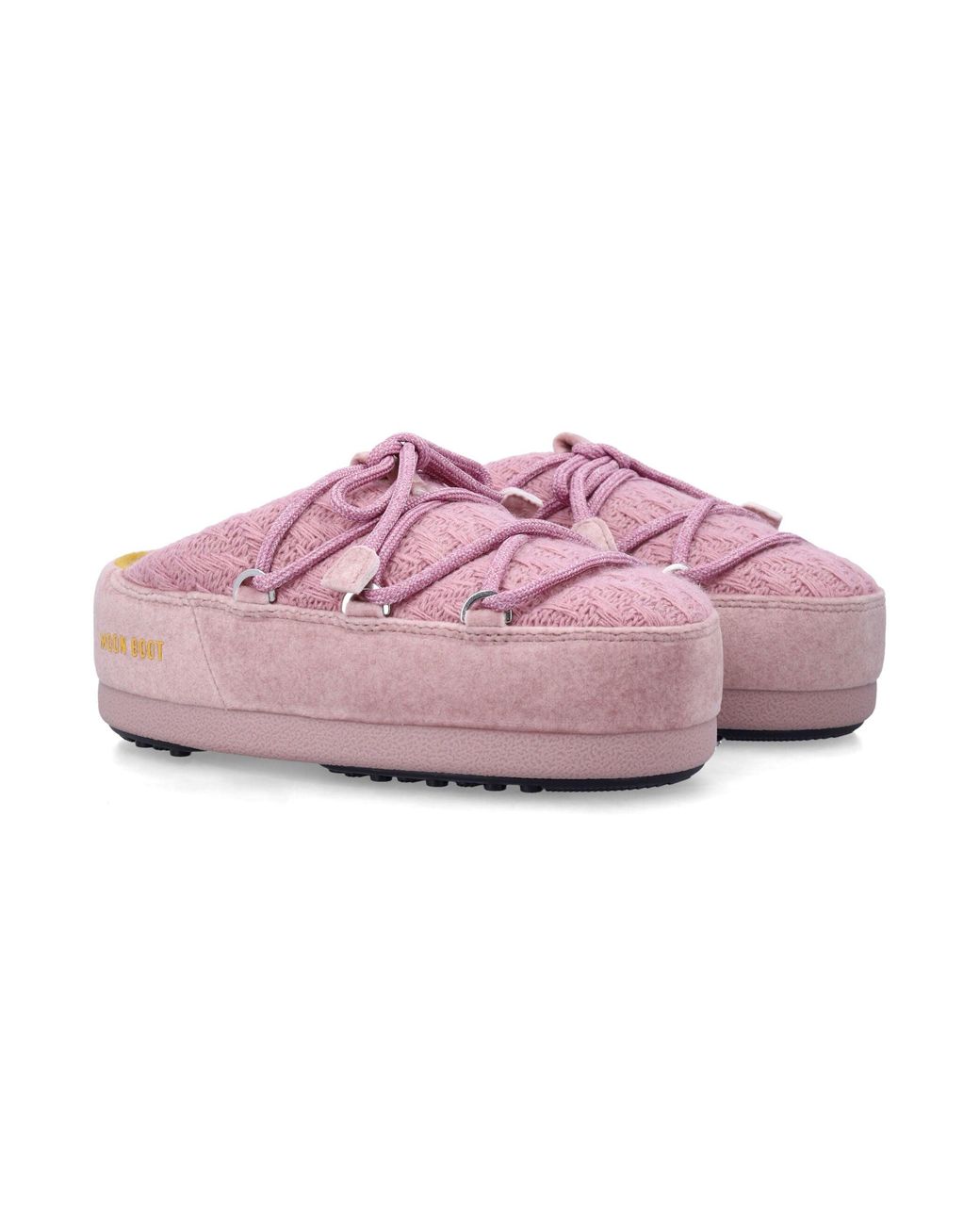 Moon Boot Pink Flat Shoes
