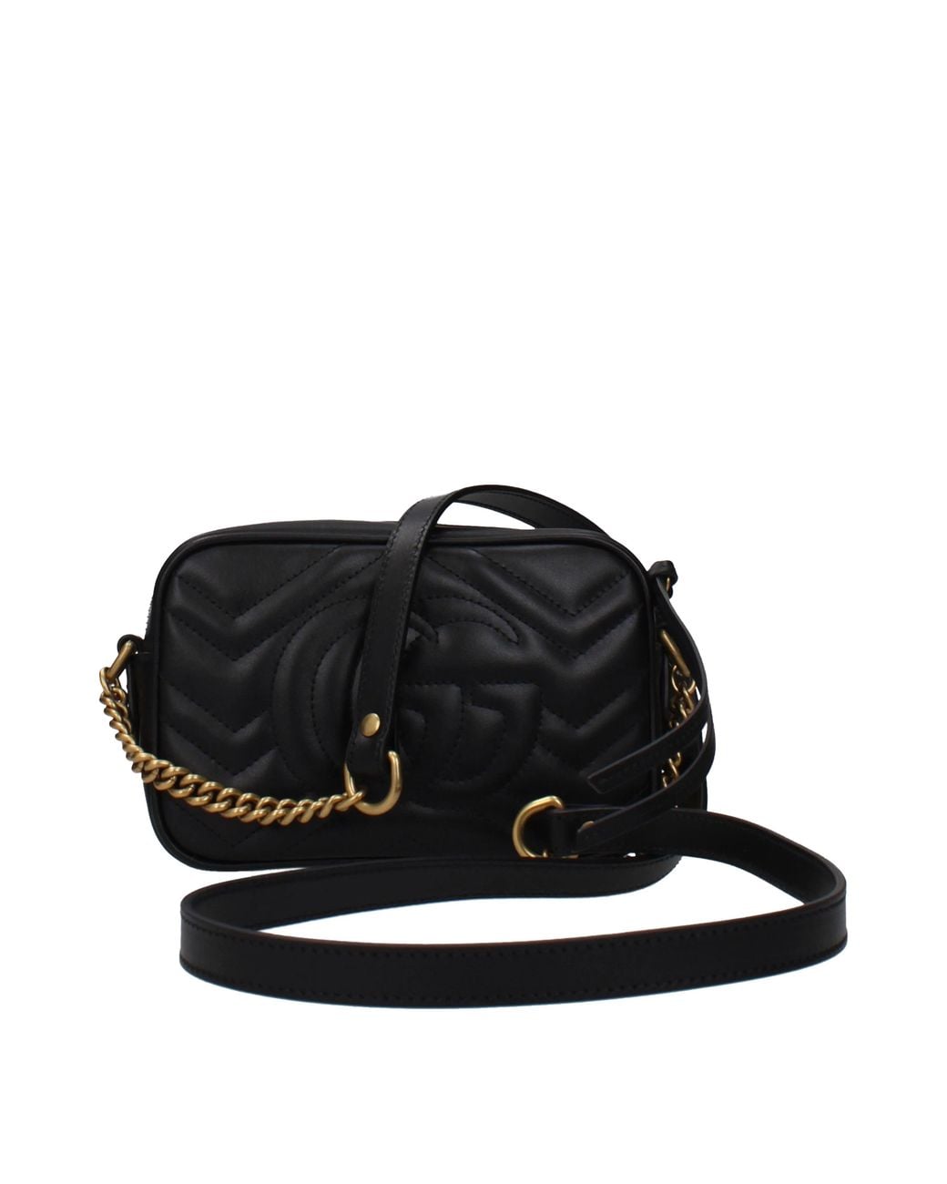 Gucci Black Leather Crossbody Bag