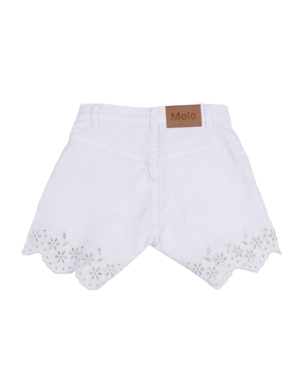 Molo White Adalyn Shorts S for men