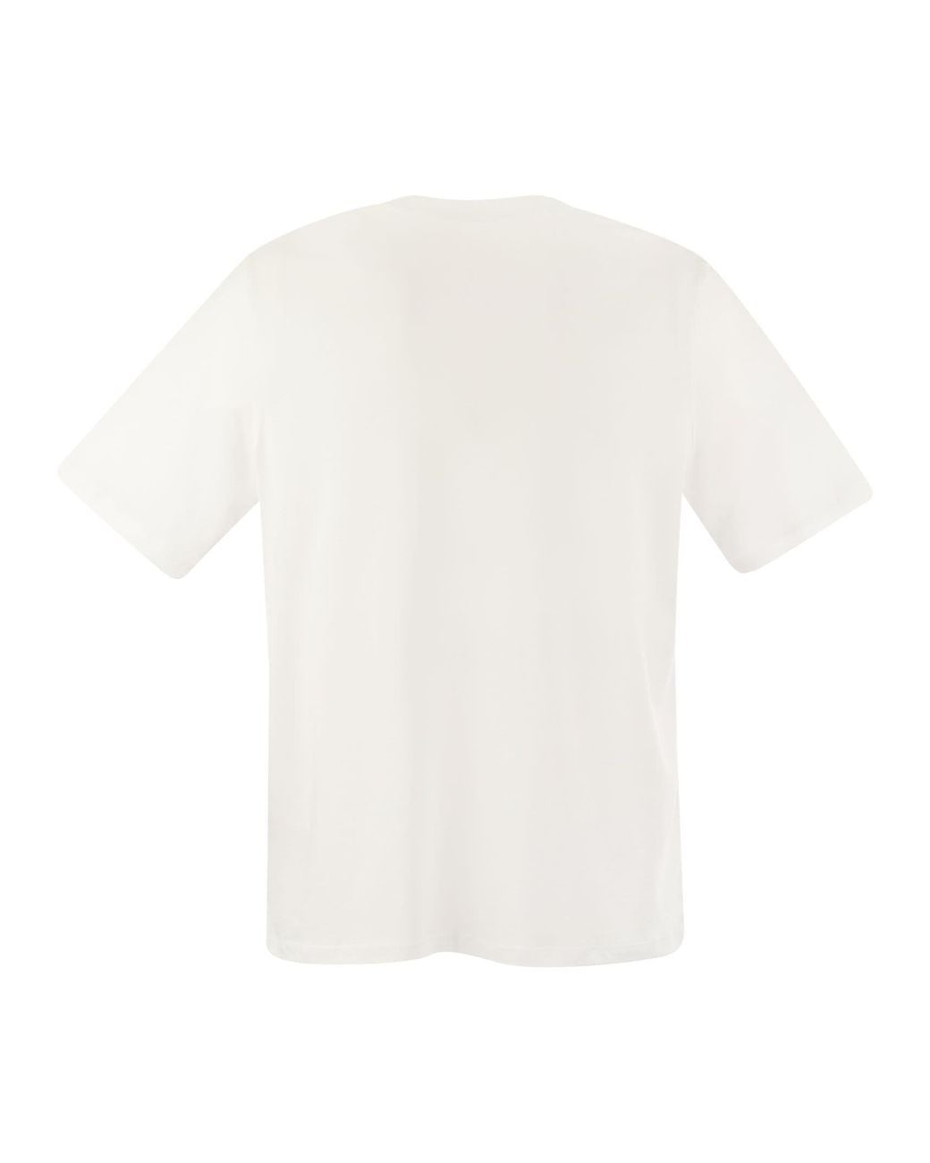 Majestic White Short Sleeved T Shirt for men