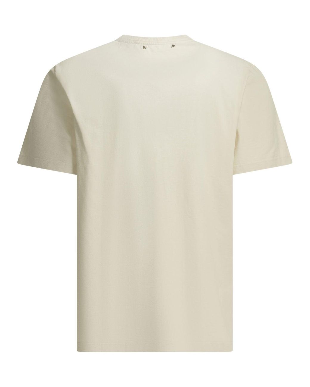 Golden Goose Deluxe Brand White "Journey" Crew-Neck T-Shirt