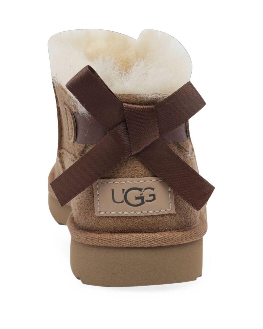 Ugg Brown U Iltra Mini Bailey Bow Boots