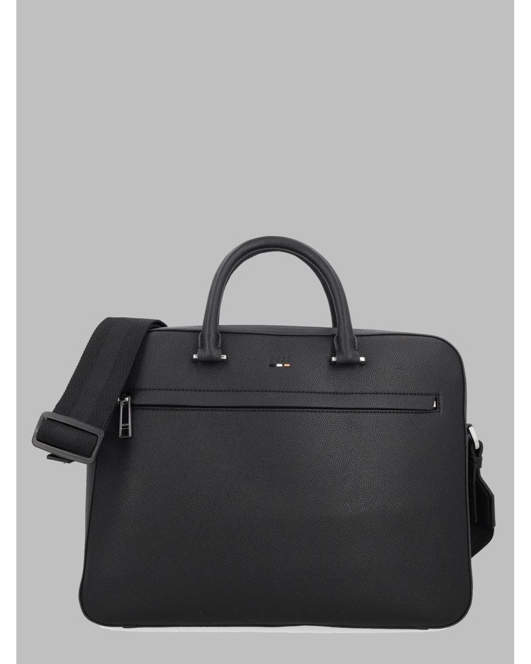 Boss Gray Borsa Portadocumenti Con Logo