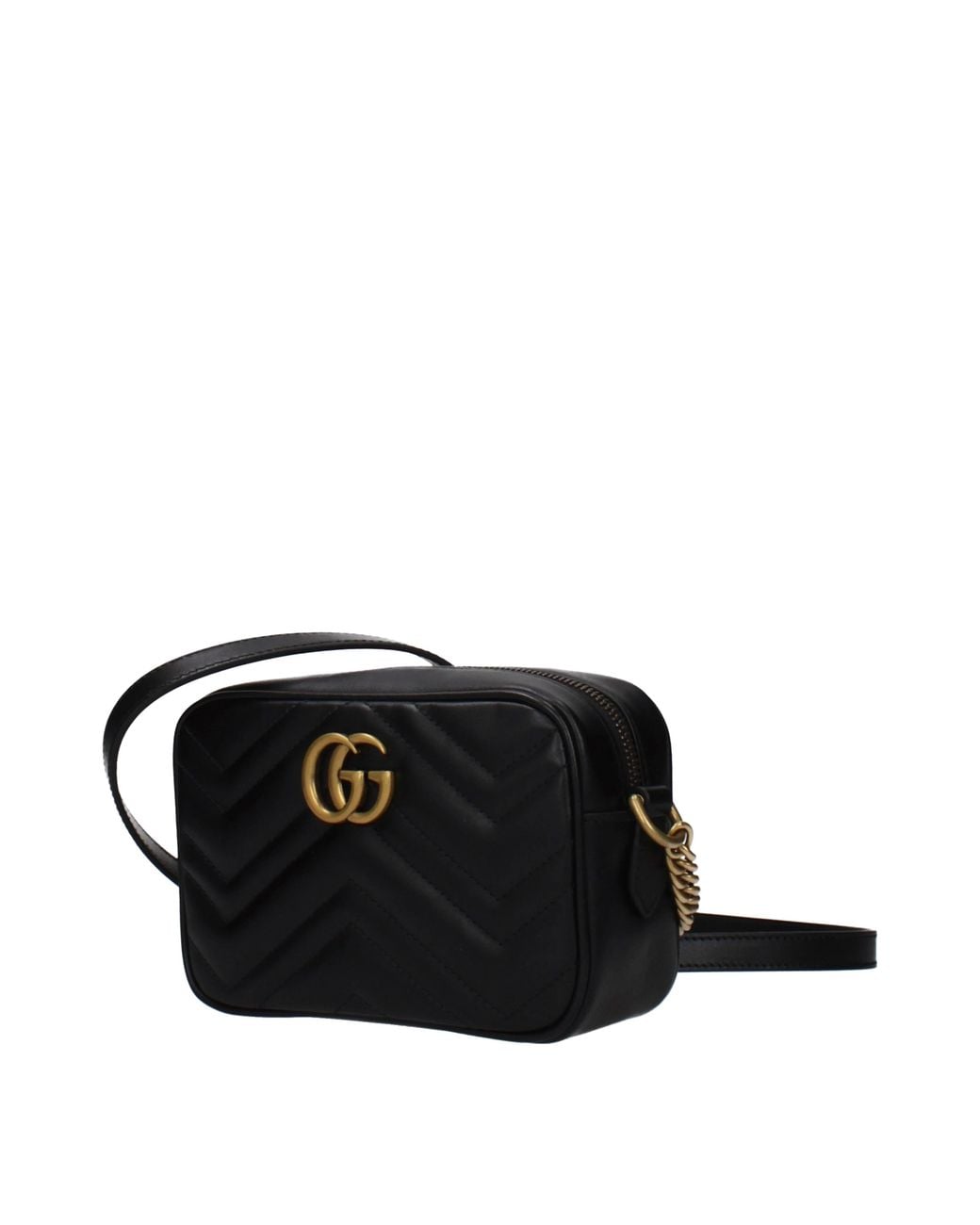 Gucci Black Leather Crossbody Bag