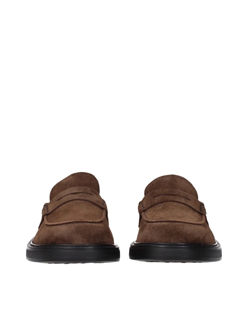 Tod's Brown Moccasins Camouflage And