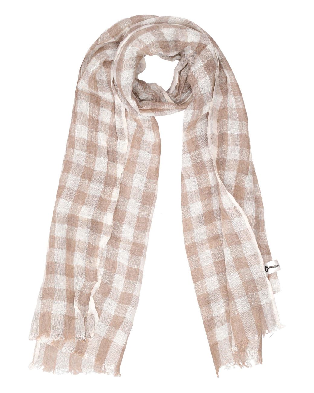 LA ROSE Pink Stripes Scarves