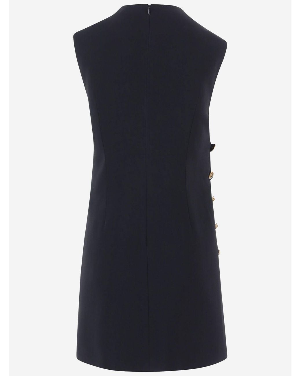 Versace Blue Stretch Viscose Dress