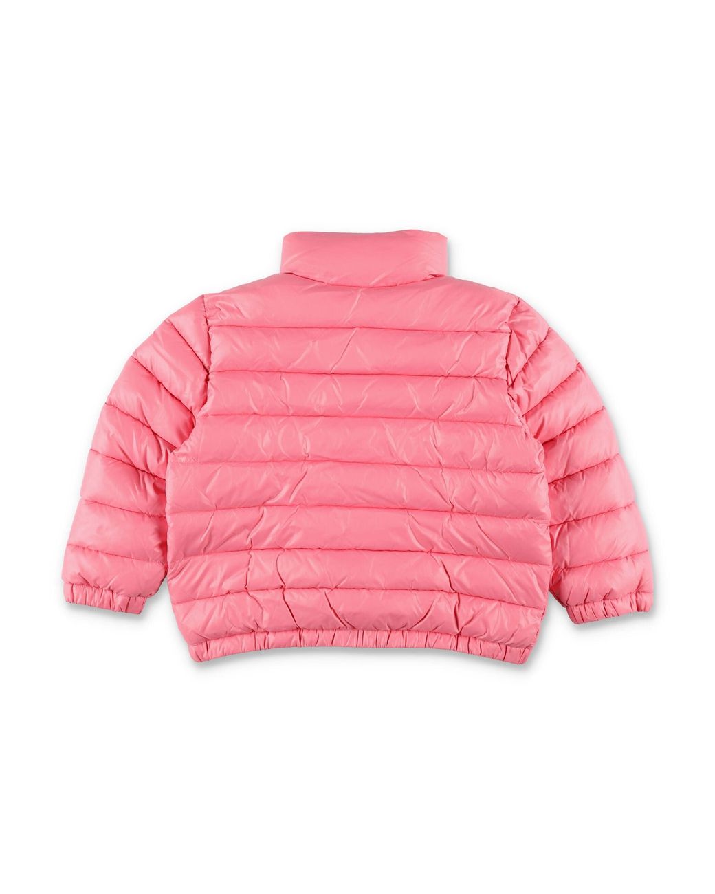 Marni Pink Girls Puffer Jacket With Stand Collar