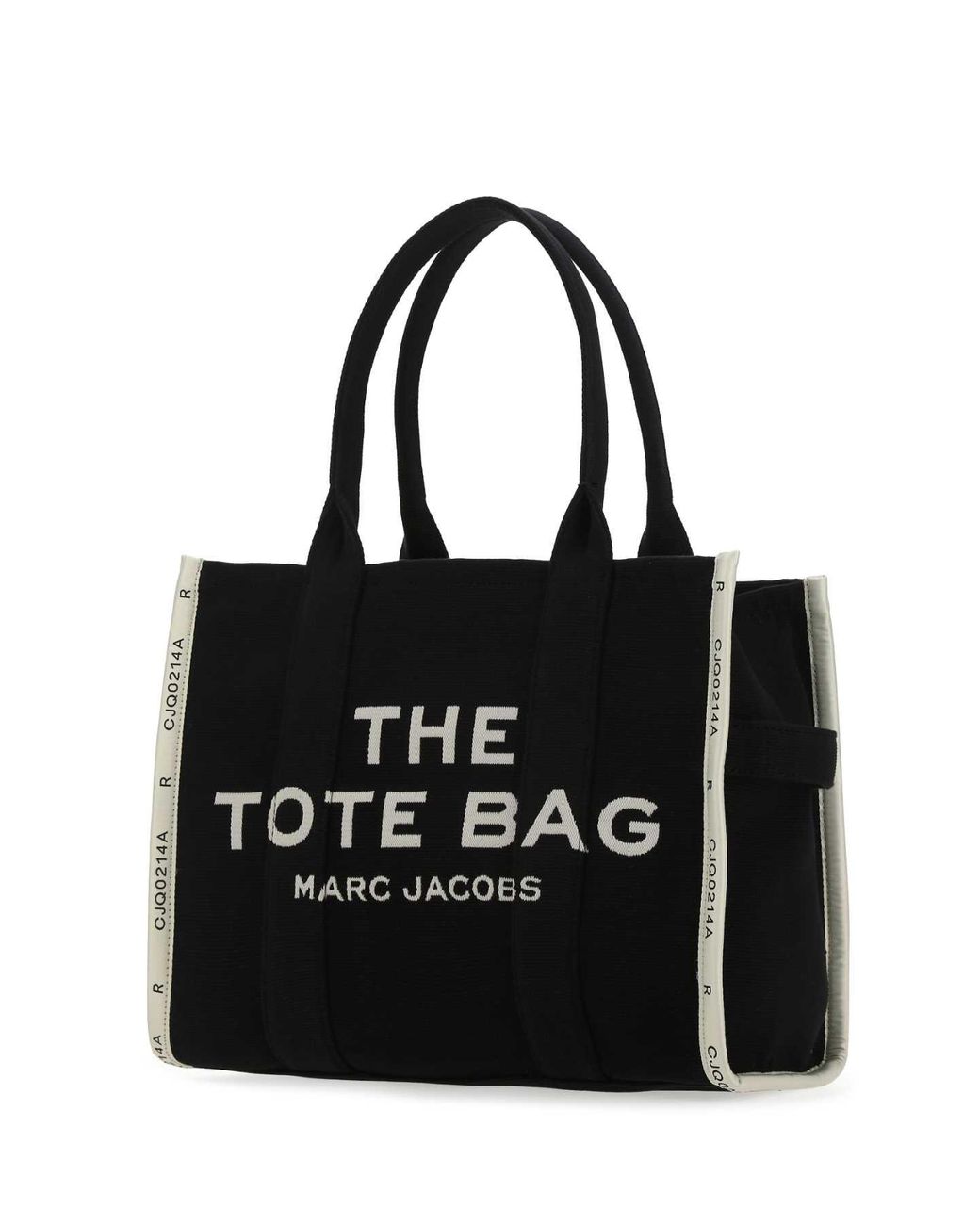 Marc Jacobs Black Cotton-Blend Full Jacquard Bag