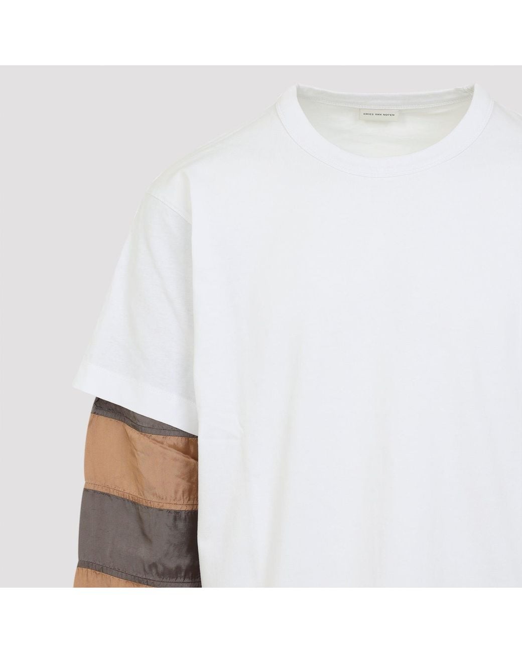 Dries Van Noten White Heedar Ls T-Shirt