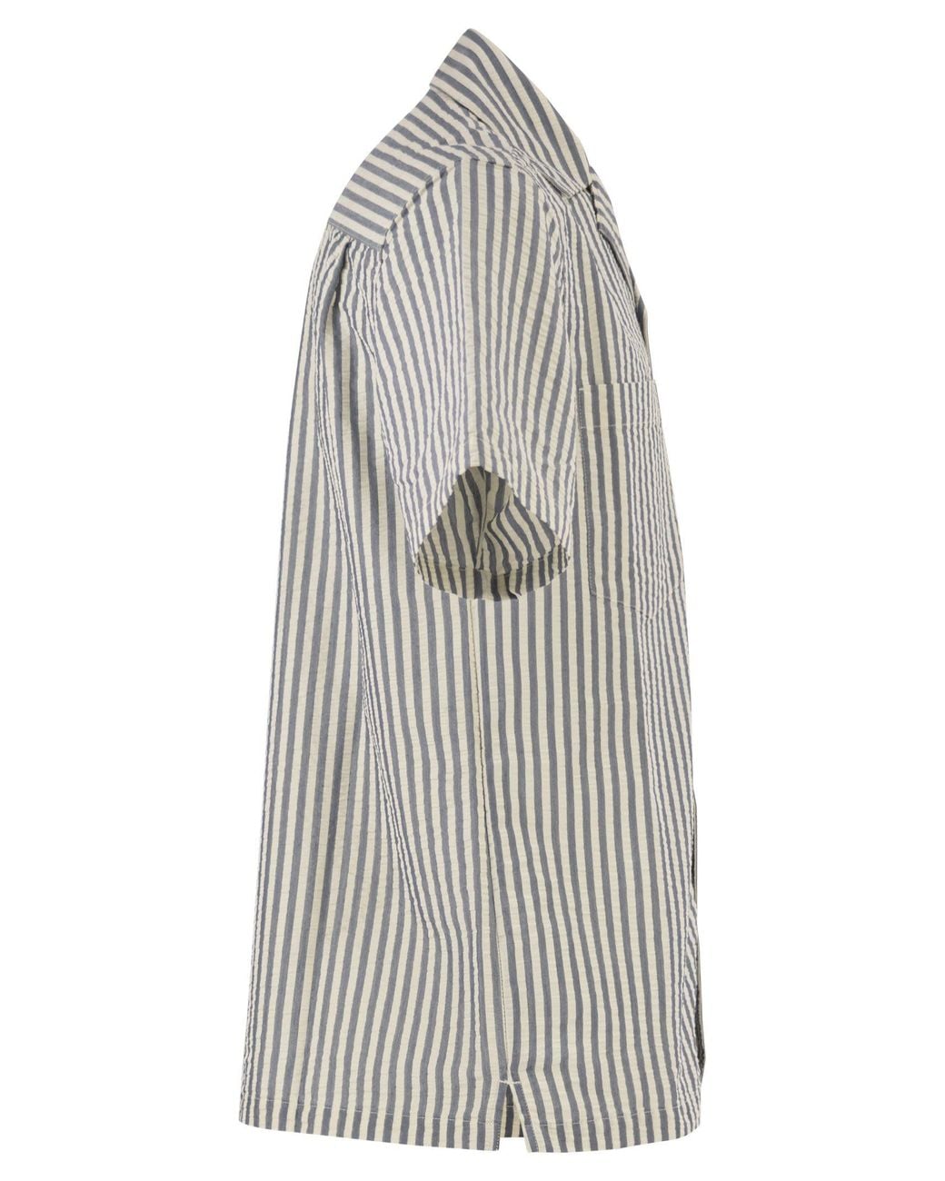 Carhartt Gray Striped Cotton Shirt