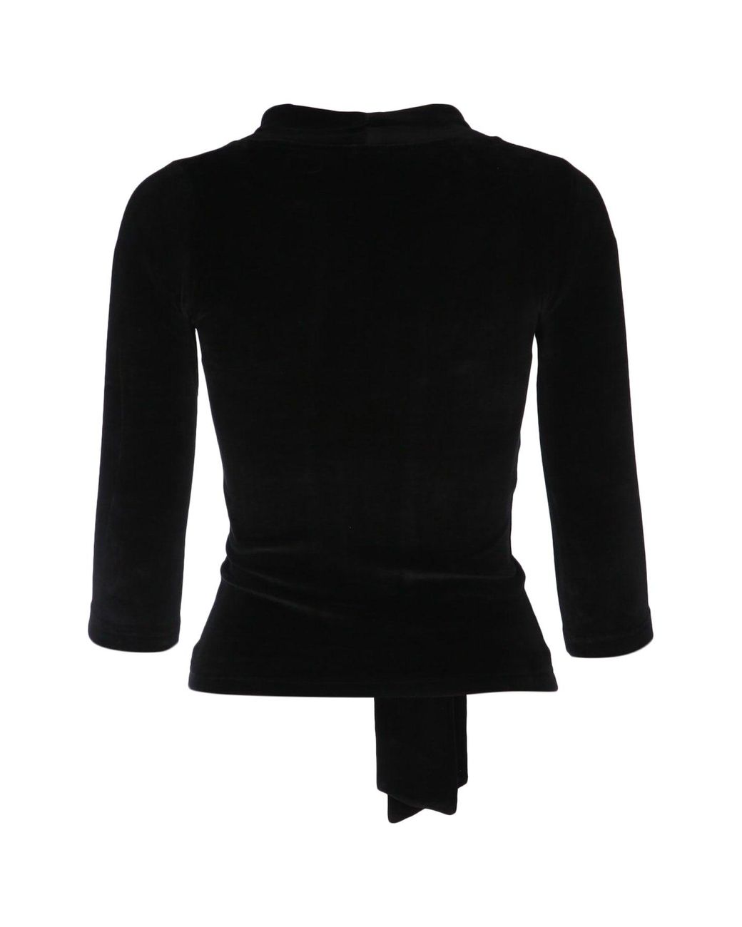 Balenciaga Black Scarf Turtleneck