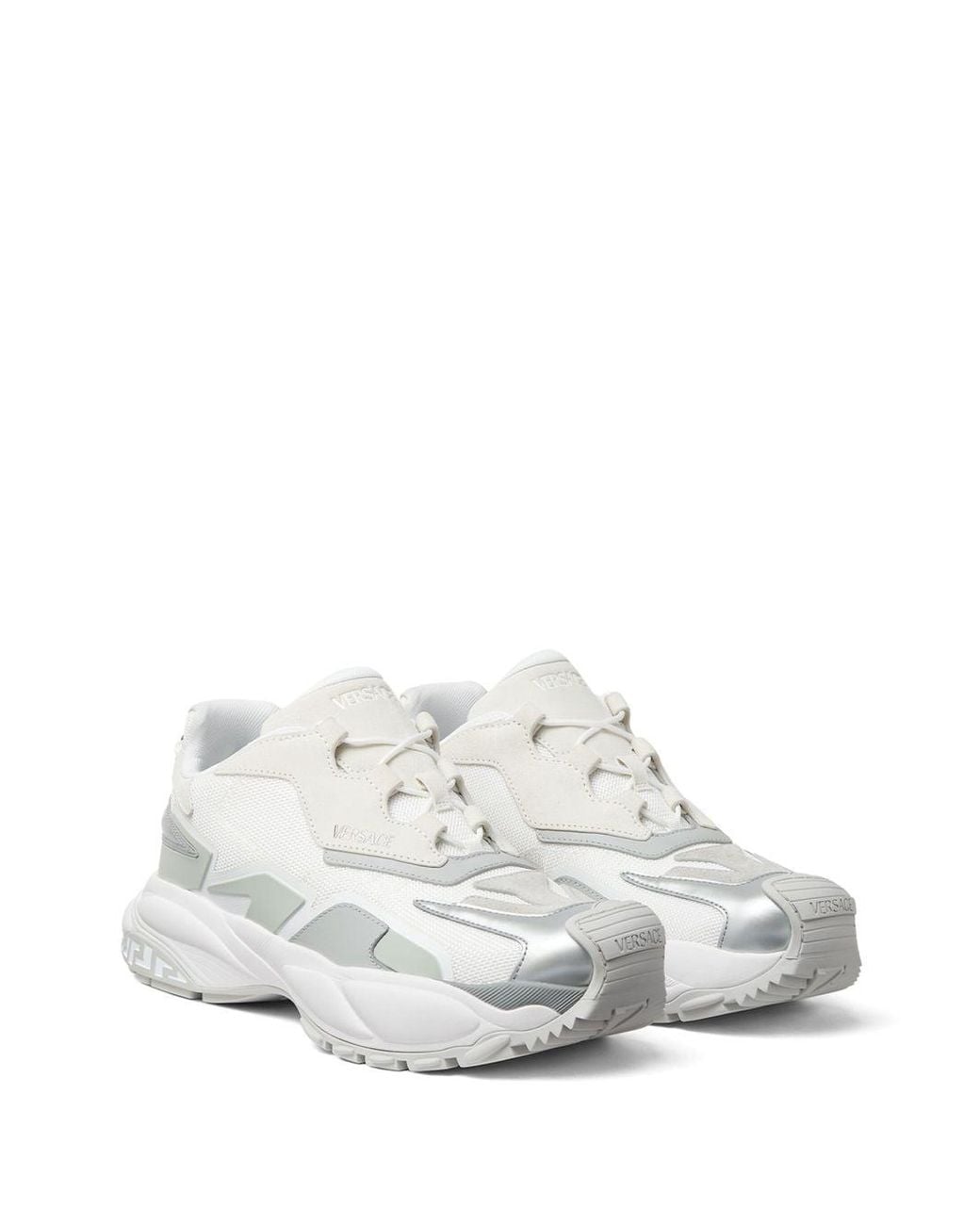 Versace White Mercury M Color Vs Color 04 Leather Sneakers for men
