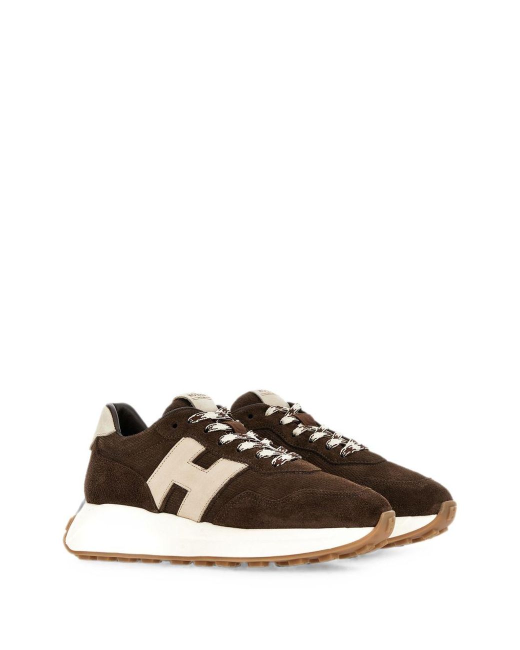 Hogan Brown H641 Sneakers