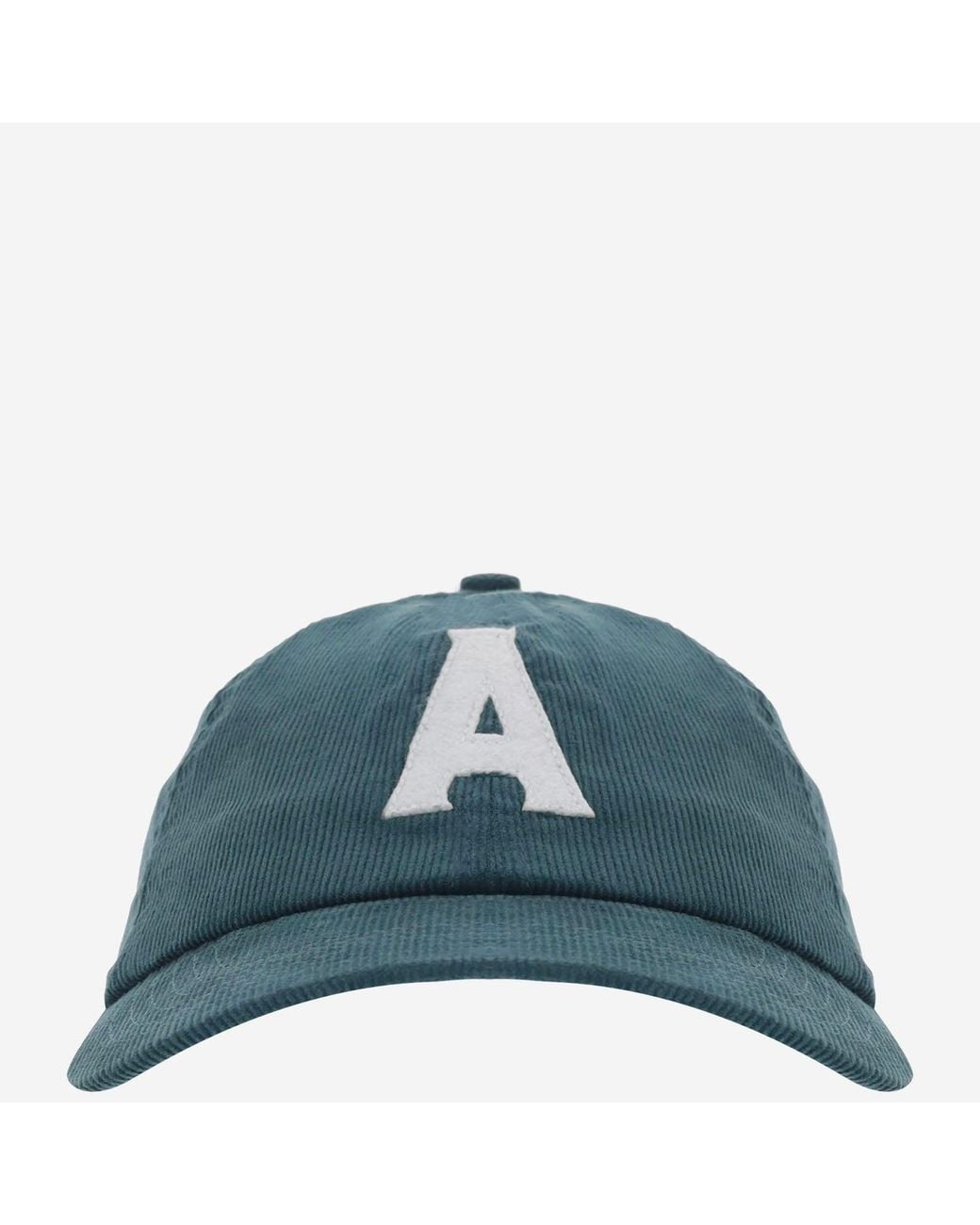Autry Blue Cotton Baseball Cap With Logo