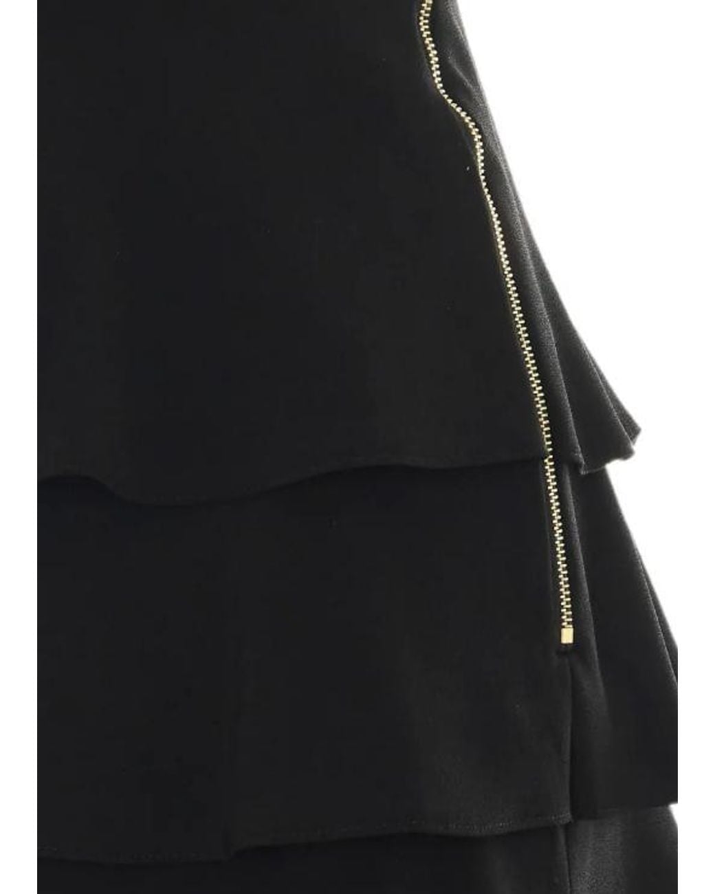 Elisabetta Franchi Black Short Dress