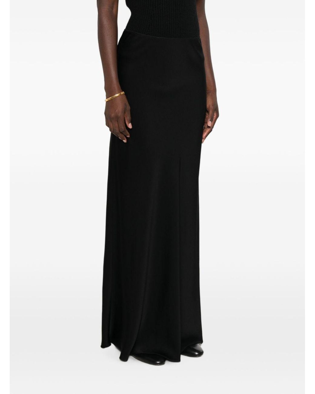 Fabiana Filippi Black Long Skirt