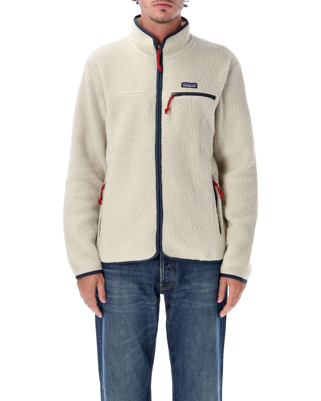 Patagonia Natural Retro Pile Recycled Fleece Full-Zip Jacket For for men