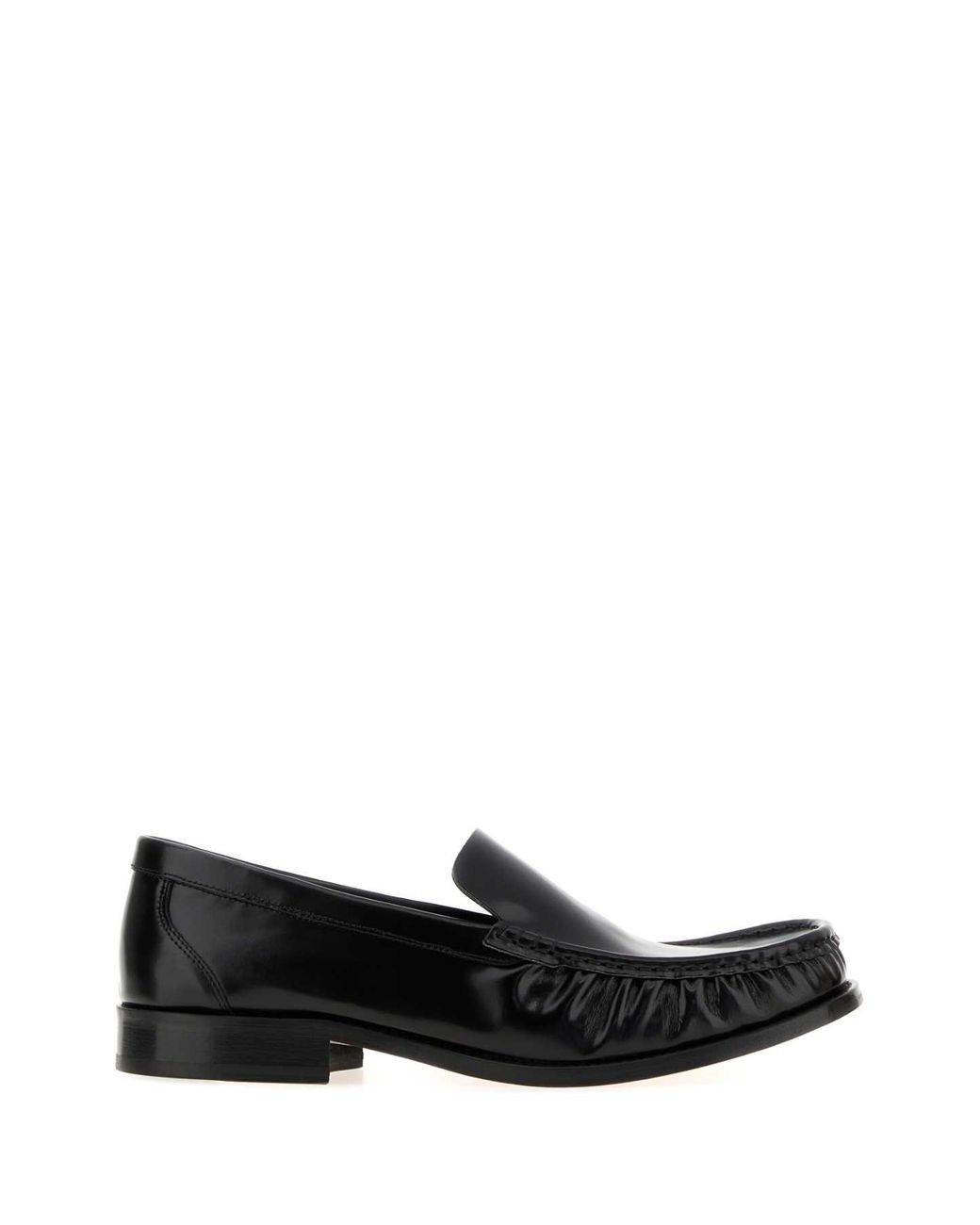 A.P.C. Black Leather Romeo Loafers