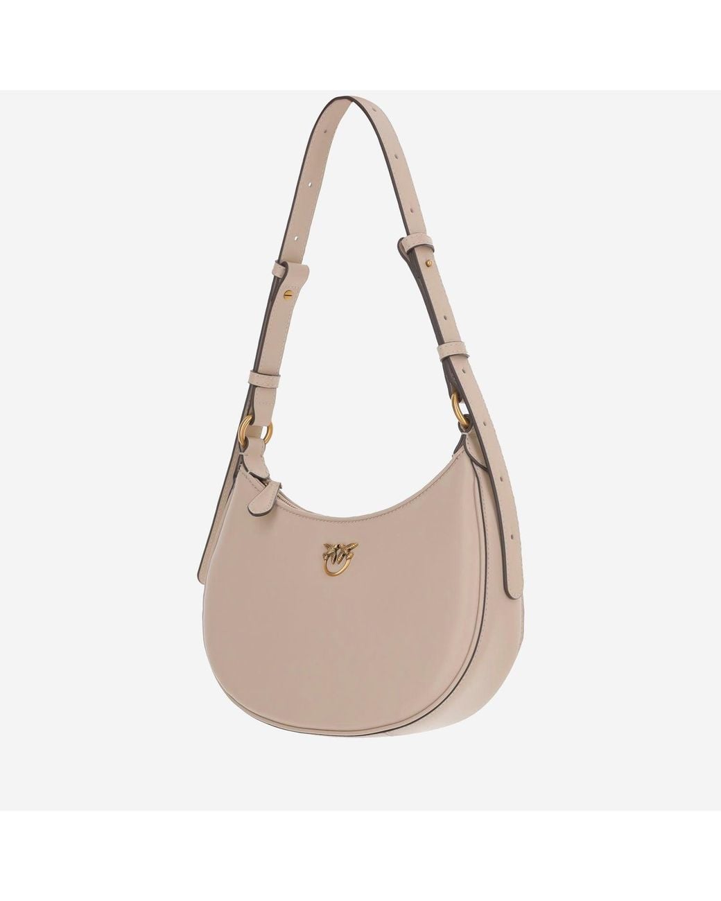 Pinko Natural Simply Mini Love Half Moon Bag