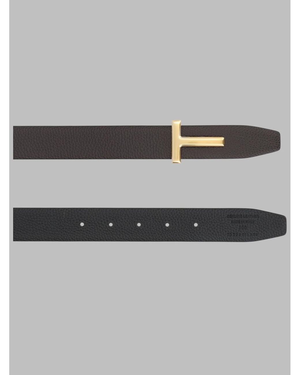Tom Ford Gray Cintura "T Icon"