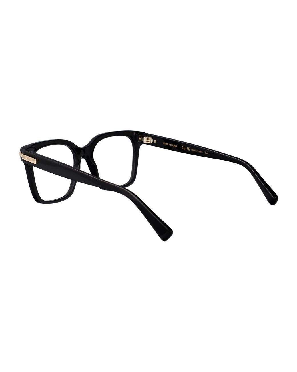 Ferragamo Black Acetate Glasses