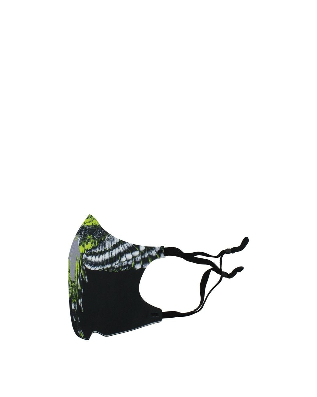 Marcelo Burlon Black Mascherine Mask Uomo Tessuto Multicolore