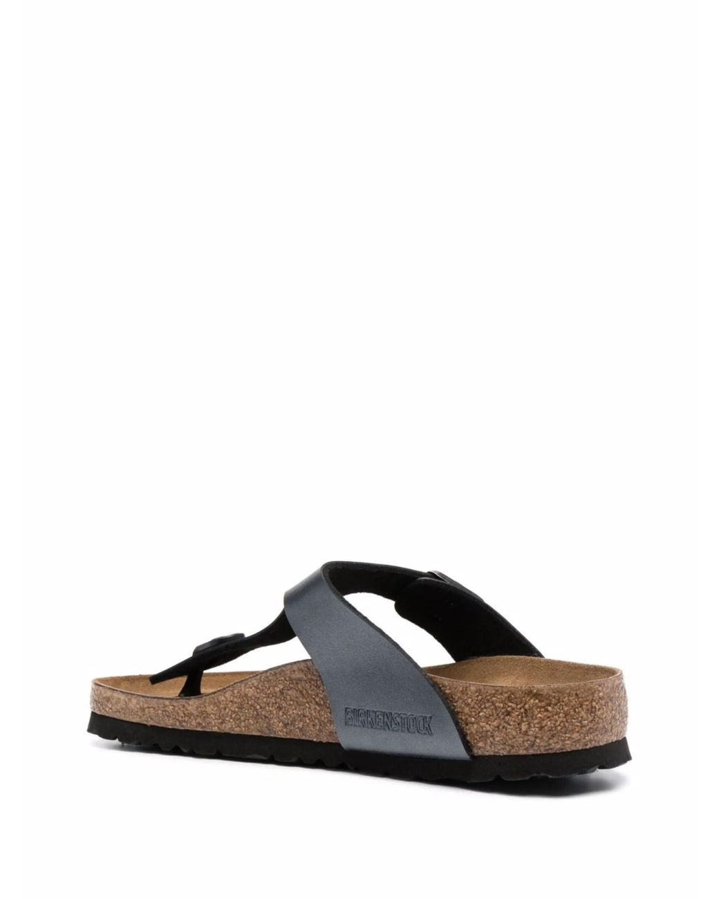 Birkenstock Gray Gizeh Metallic, Birko Flor