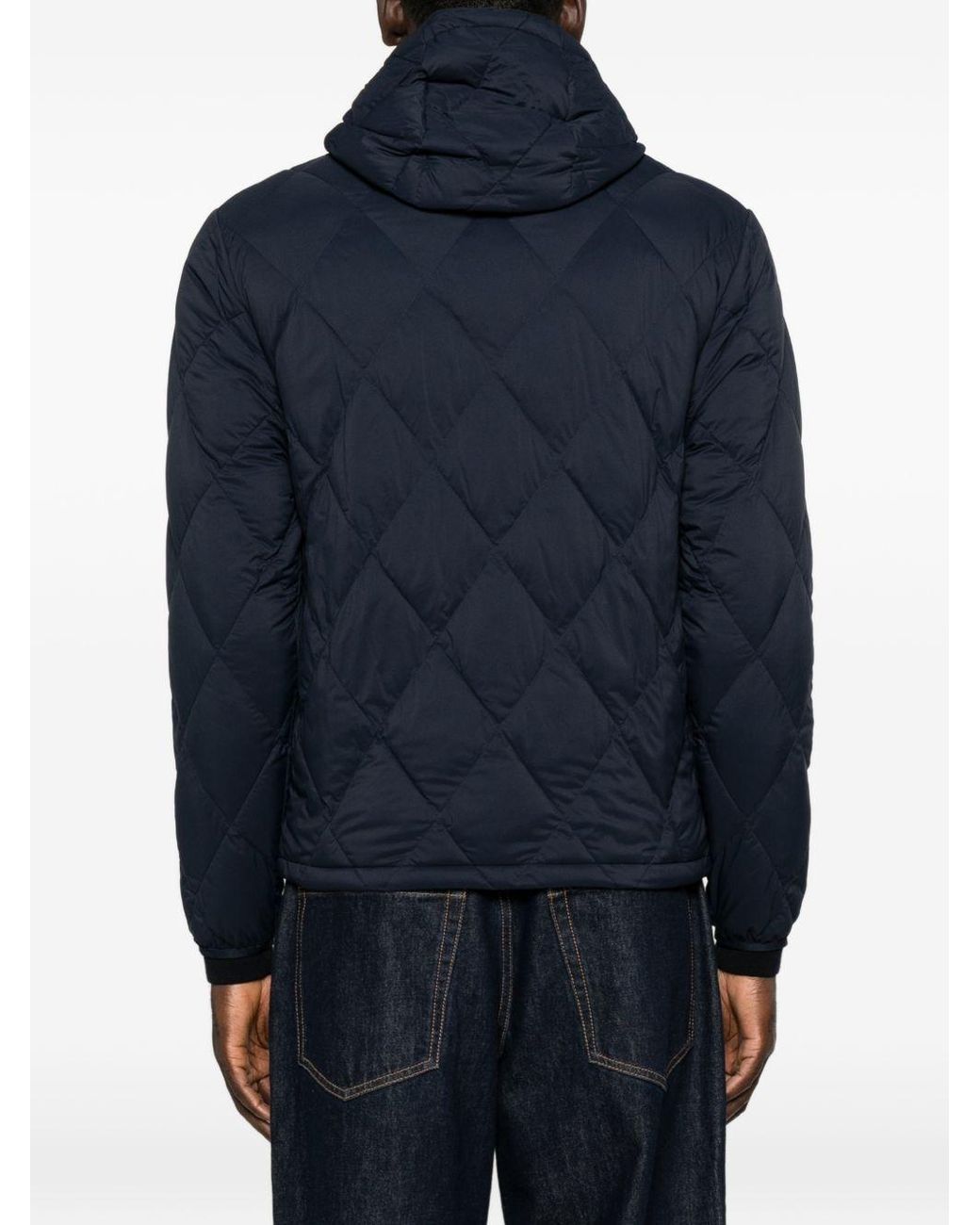 Burberry Blue Hescott Nylon Blouson Jacket for men