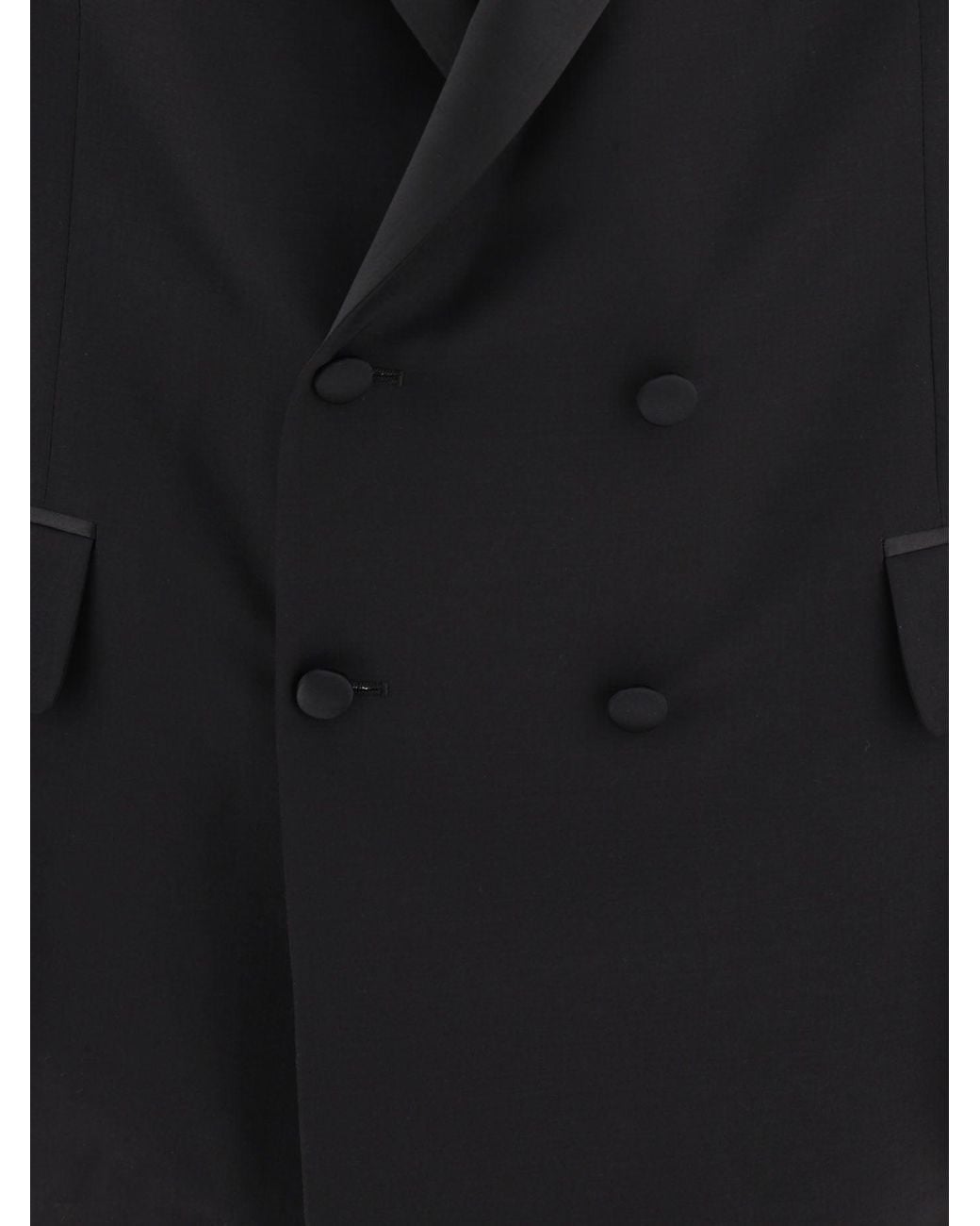 De doble pecho Blazer Bode de hombre de color Black