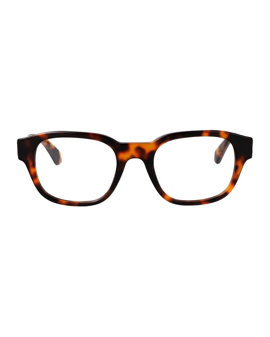 Off-White c/o Virgil Abloh Brown Shiny Havana Acetate Glasses