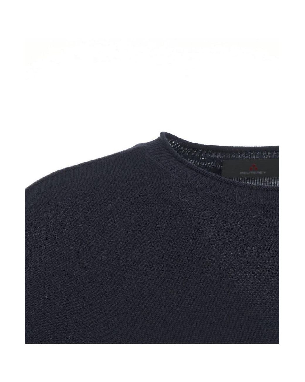 Peuterey Blue Crew Neck Sweater for men