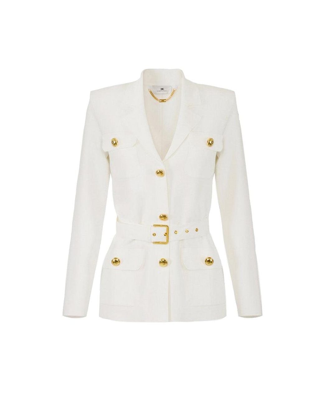 Elisabetta Franchi White Elisabetta Franchi Ivory