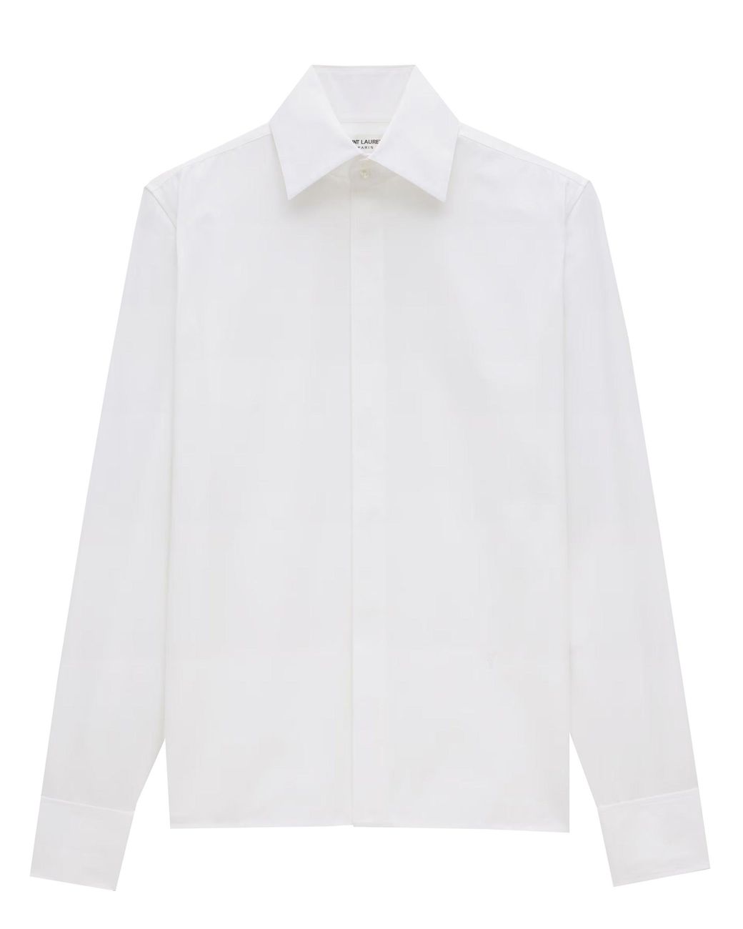 Saint Laurent White Camicia Cassandre for men