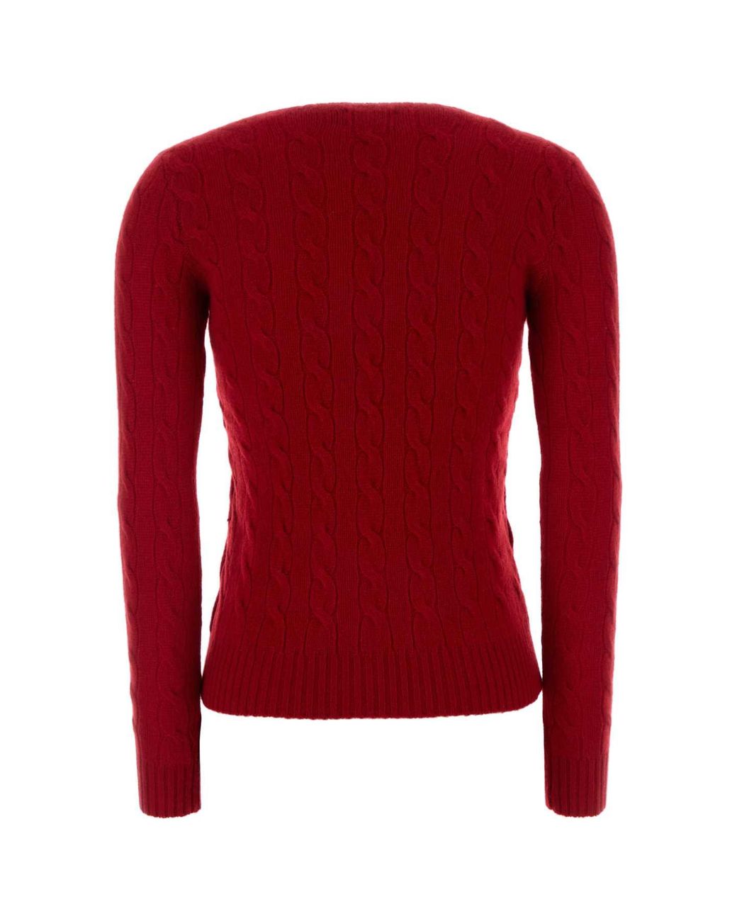 Polo Ralph Lauren Red Julianna-Long Sleeve-Pullover