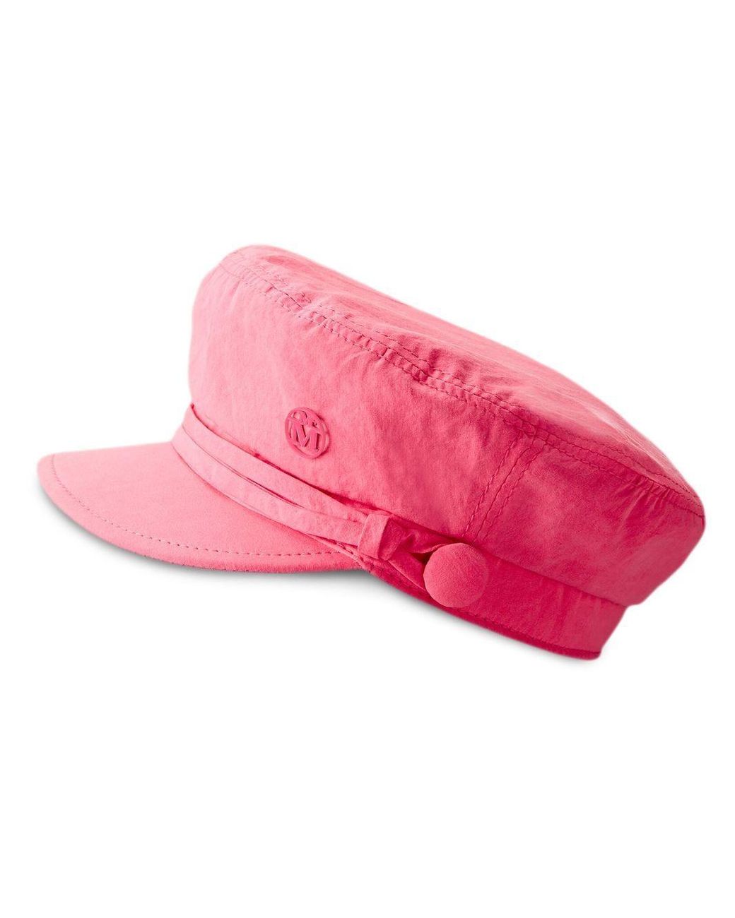 Maison Michel Pink Abby Baker-Boy-Mütze