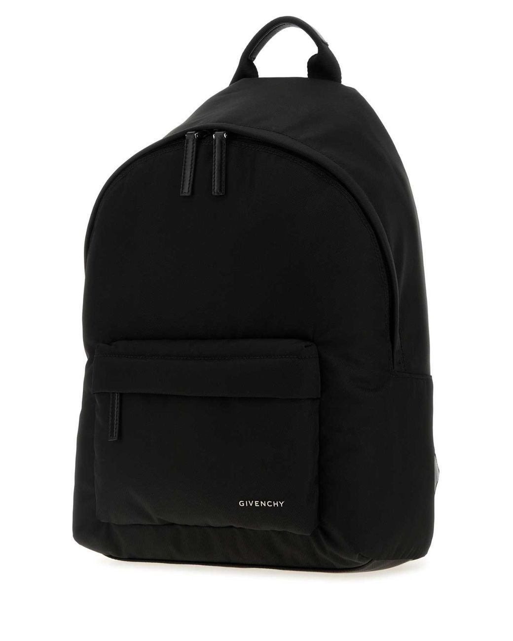 Givenchy Black Blak Canvas Backpack for men