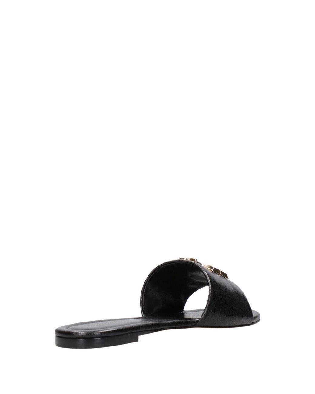 Tory Burch White E Sandalen schwarz