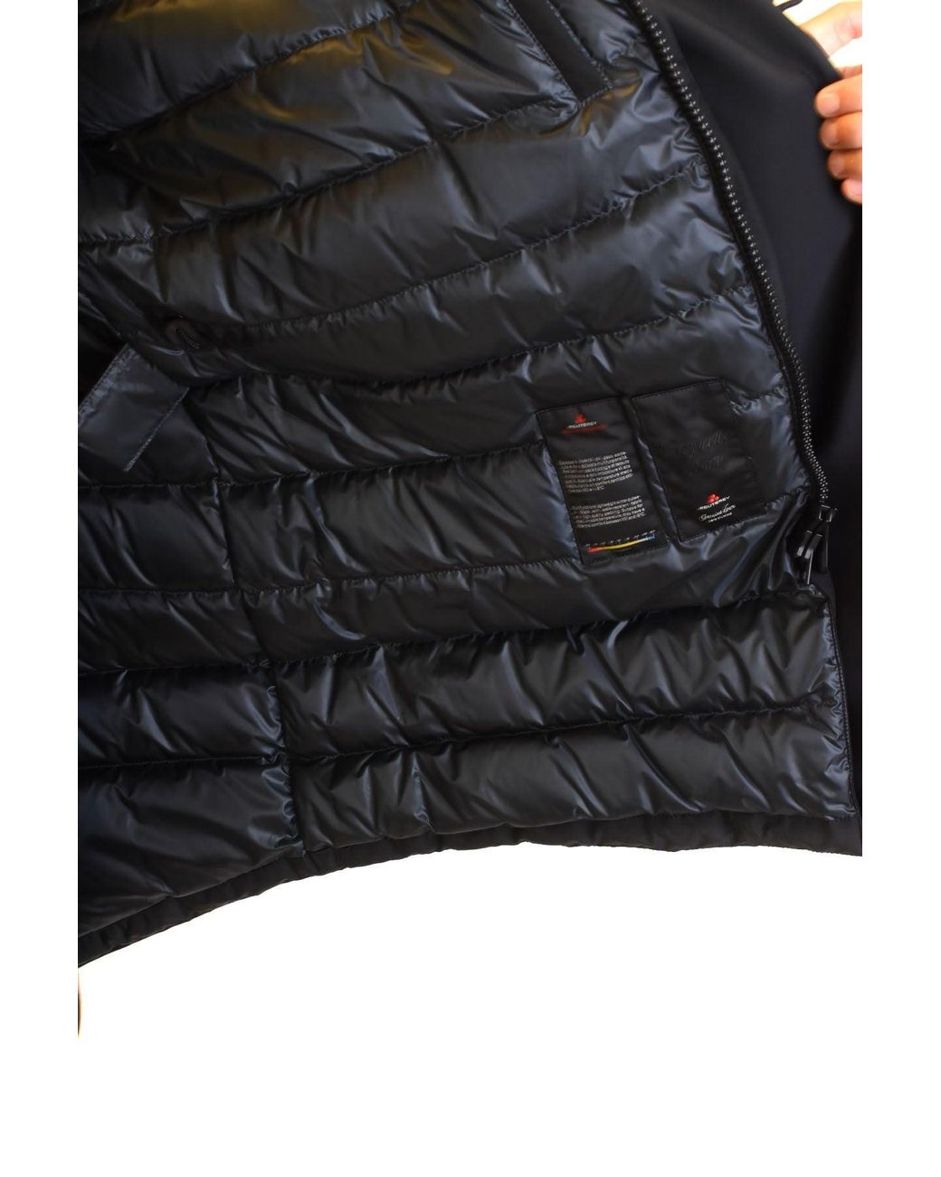 Peuterey Black Nylon Quilted Down Jacket
