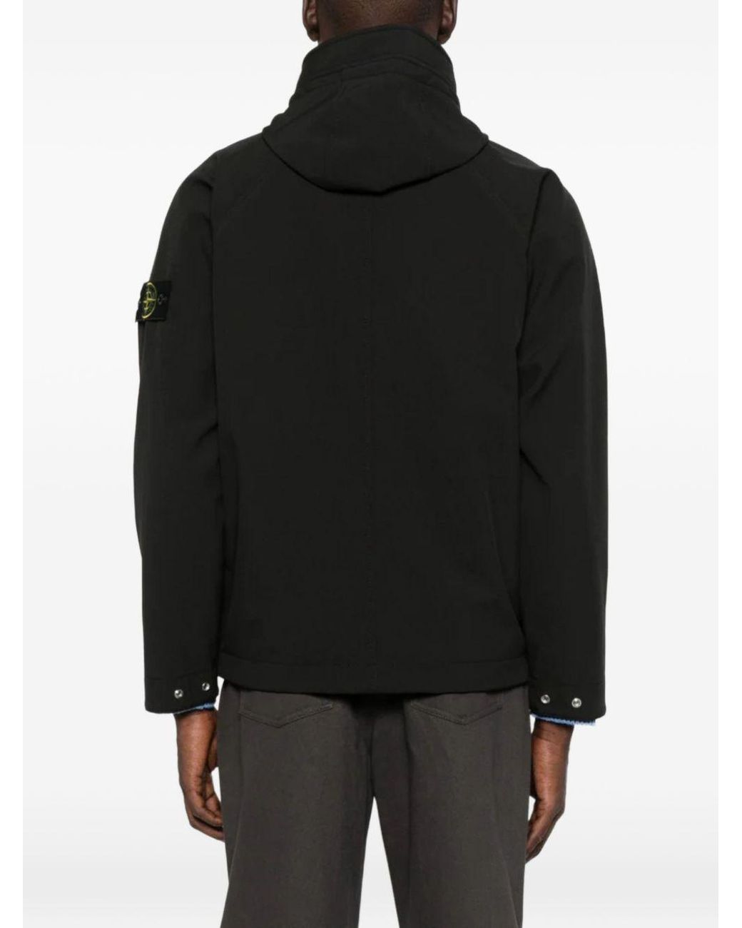 Stone Island Black Nylon Blouson Jacket