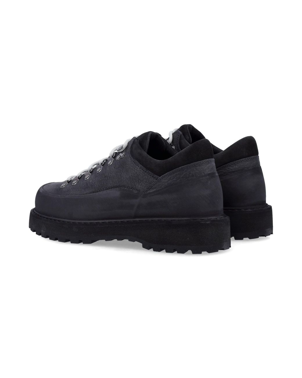 Diemme Black Cornaro Gomma Leather Shoes