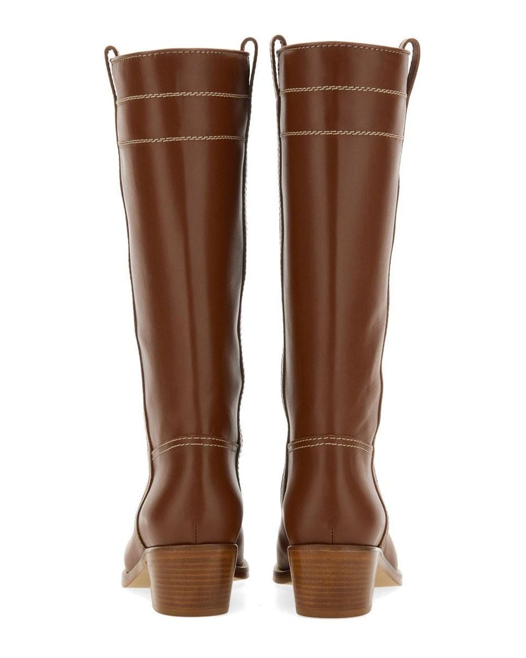Fay Brown Leather Boot