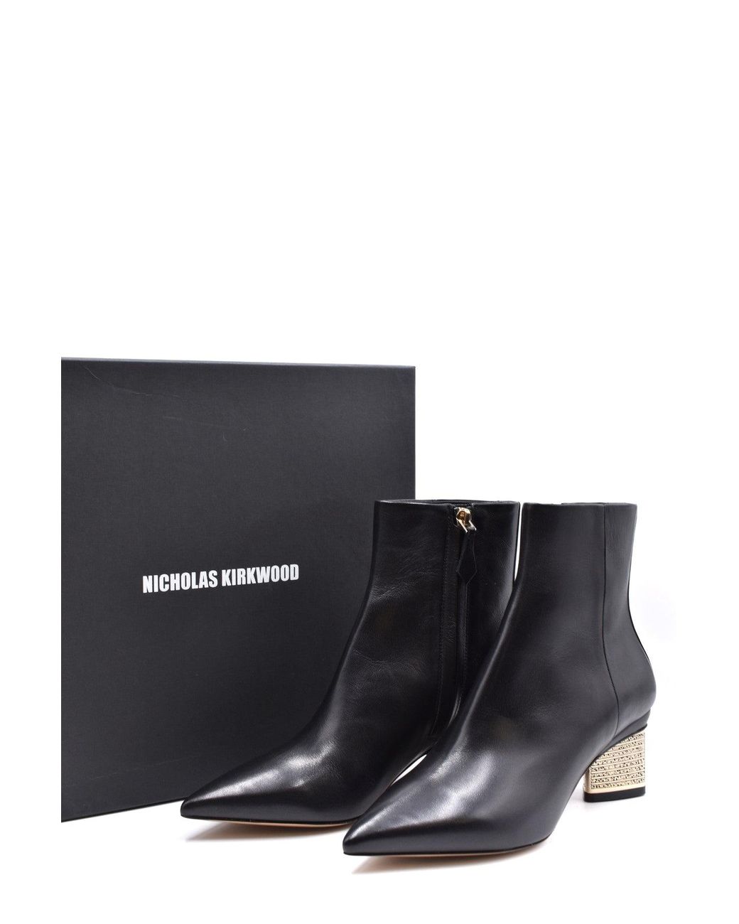 Nicholas Kirkwood White Booties