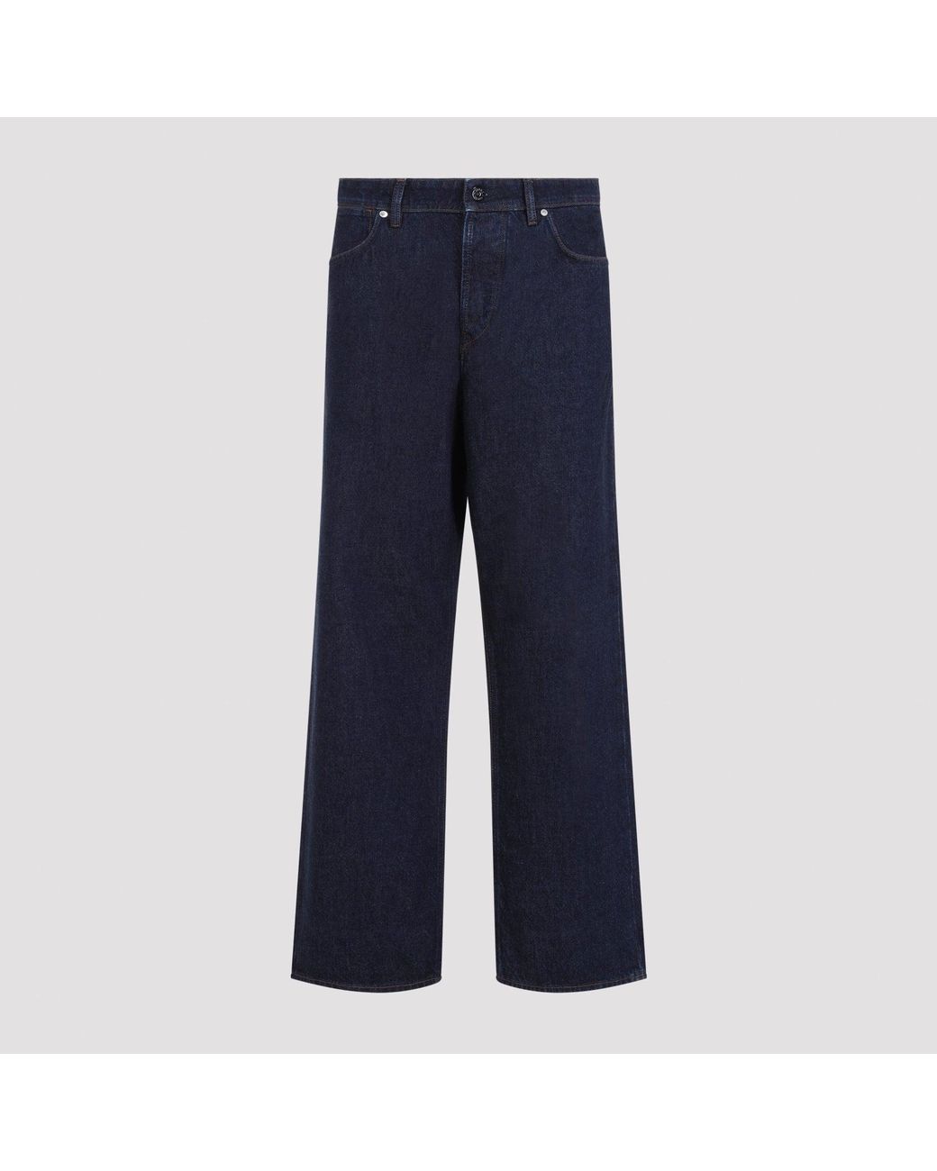 Stone Island Blue Cotton Jeans for men