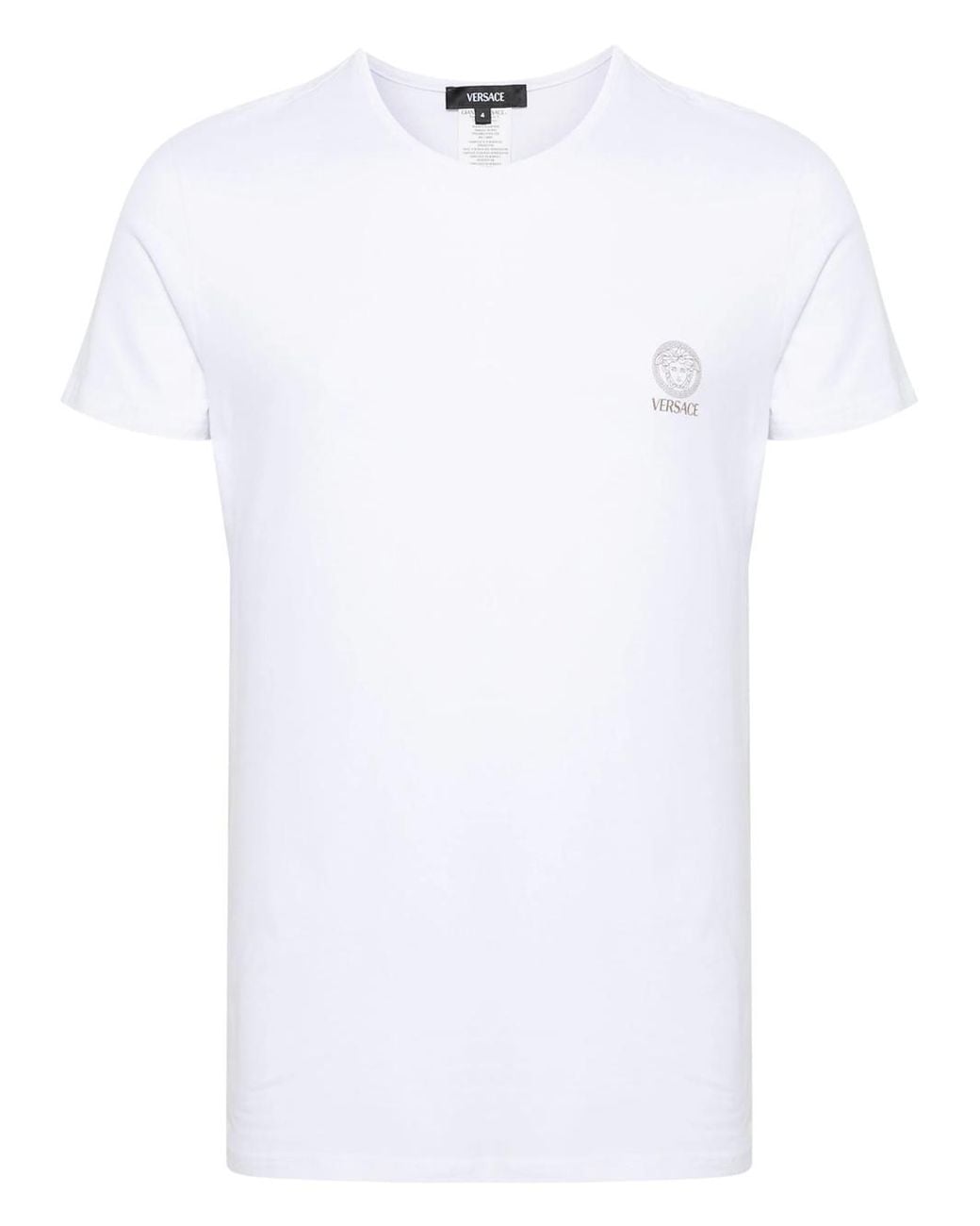 Versace White Set Of 2 Printed T Shirts